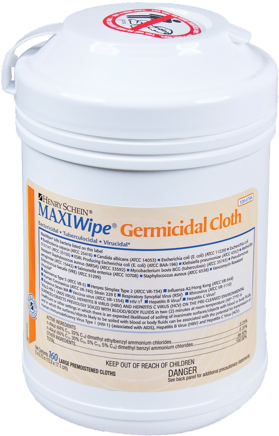 (image for) Maxiwipe Germicidal Disposable Wipes